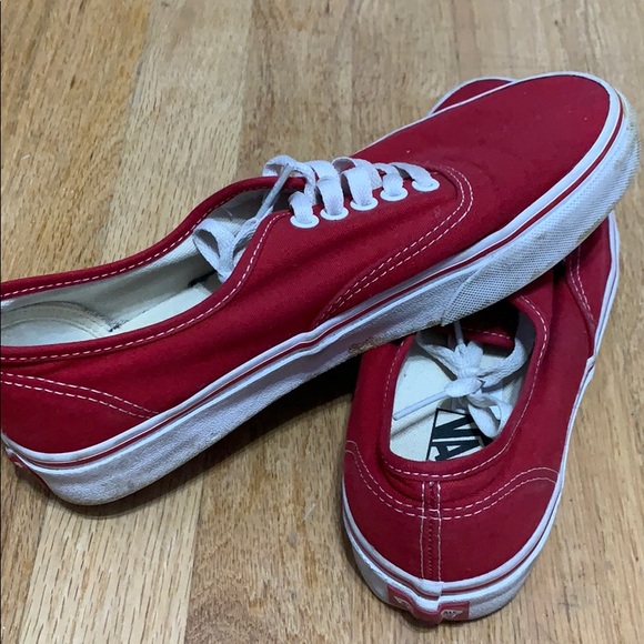 Red Vans - Picture 2 of 3